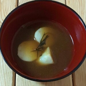 ほっこり里芋の味噌汁